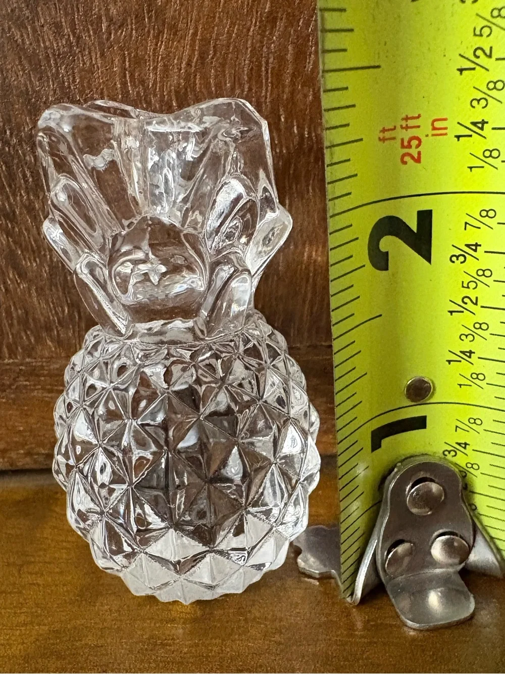 Y2K Williams-Sonoma Set of 4 Tiny Glass Pineapple Taper Candle Holders